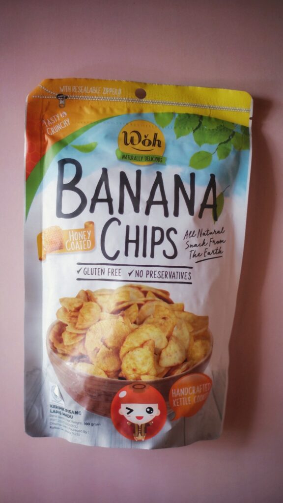 Tampilan WOH Banana Chips Honey Coated