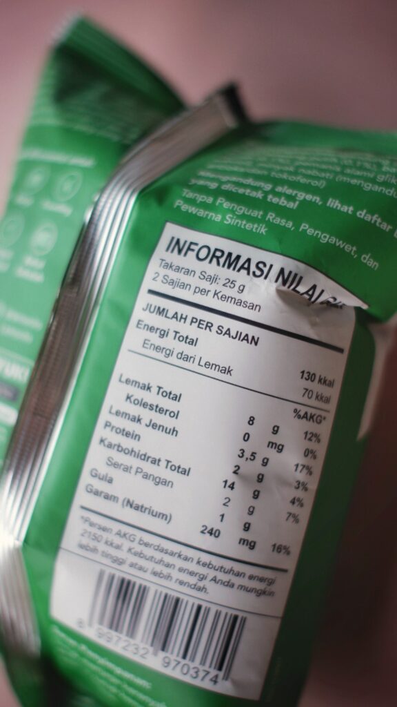 Nutritional Facts Lemonilo Chimi Keripik Tempe snack penunda lapar