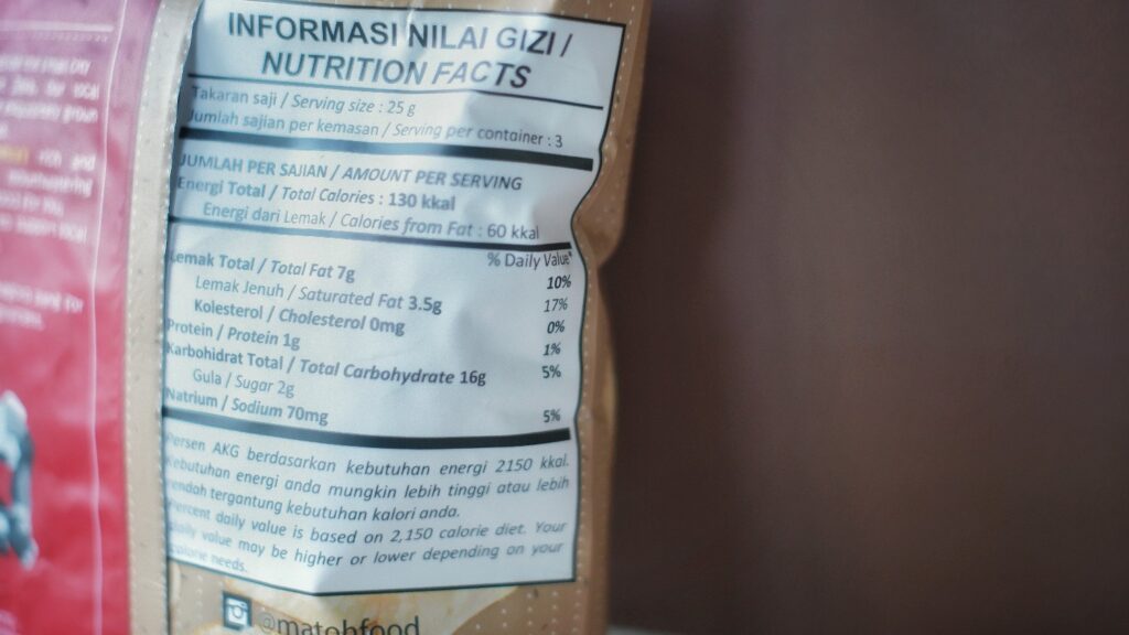 snack asin rendah kalori Nutritional Facts Matoh Sambal Purut