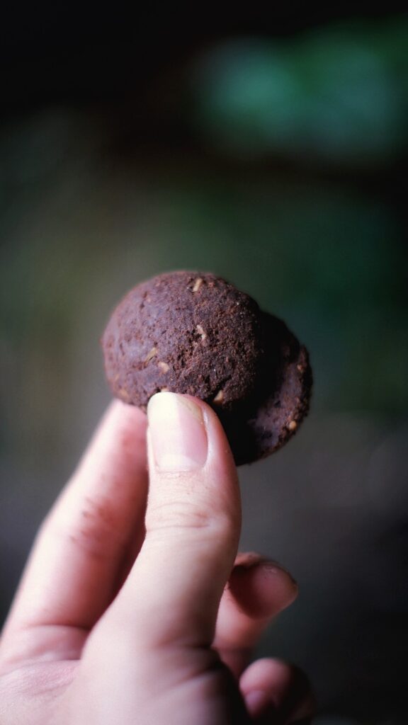 Tekstur kukis Ladang Lima Blackmond.