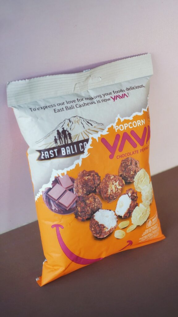 YAVA Popcorn Chocolate Peanut snack indonesia