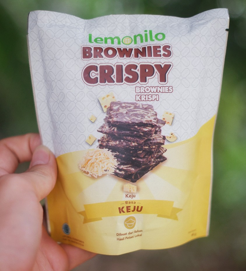 Lemonilo Brownies Crispy Keju snack indonesia