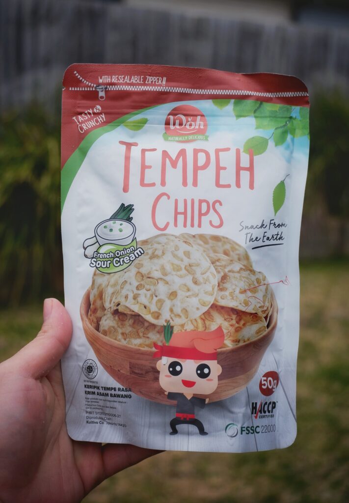 woh tempeh french onion sour cream snack indonesia snack tempe